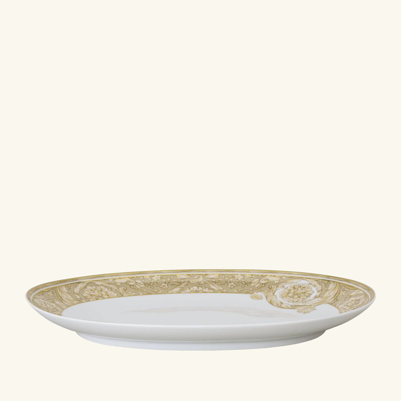 Barocco Beige Serving Platter Oval 33 cm versace barocco beige serving platter oval 33 cm