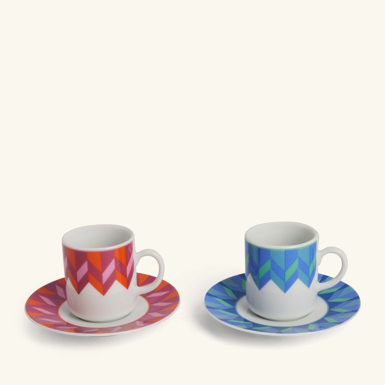 صلصال طقم بهجة المؤلف من فنجانين للإسبريسو