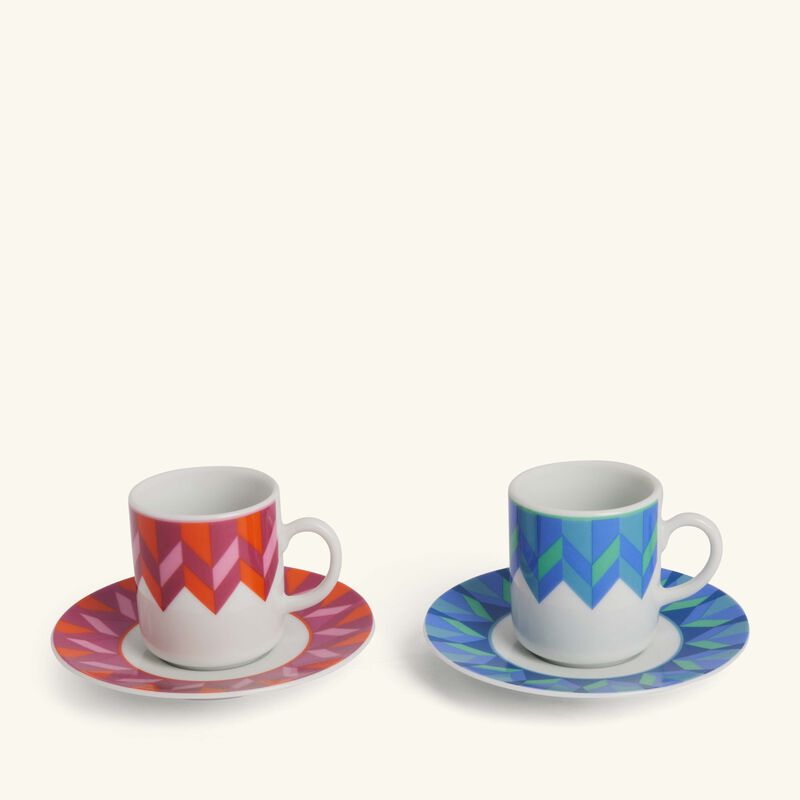 صلصال طقم بهجة المؤلف من فنجانين للإسبريسو