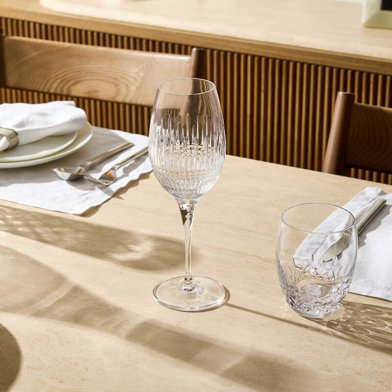 Lismore Diamond Essence Wine Glass Clear Set Of 2 waterford lismore diamond essence wine glass clear set of 2