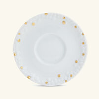 لوبجيه طقم هاس موهافي مؤلف من 6 فناجين للإسبريسو مع صحونها باللون الأبيض