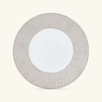 bernardaud ecume salad plate round silver 21cm