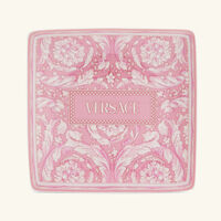 versace barocco trinket tray square small pink