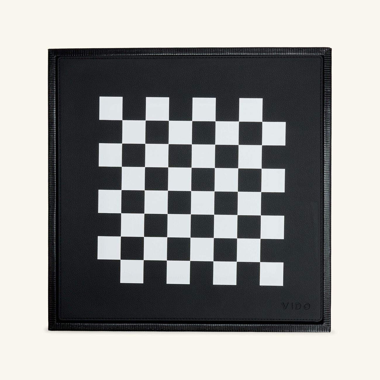 vido jet black lizard chess set