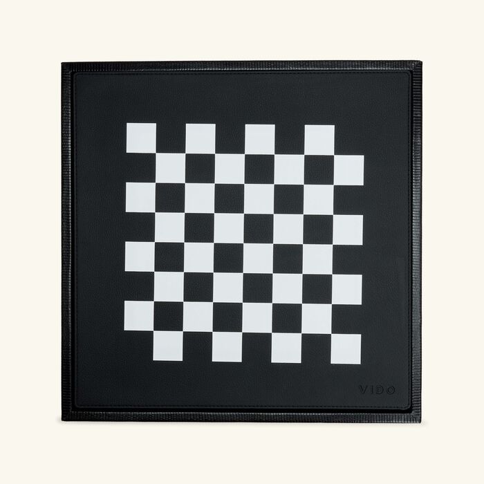 vido jet black lizard chess set