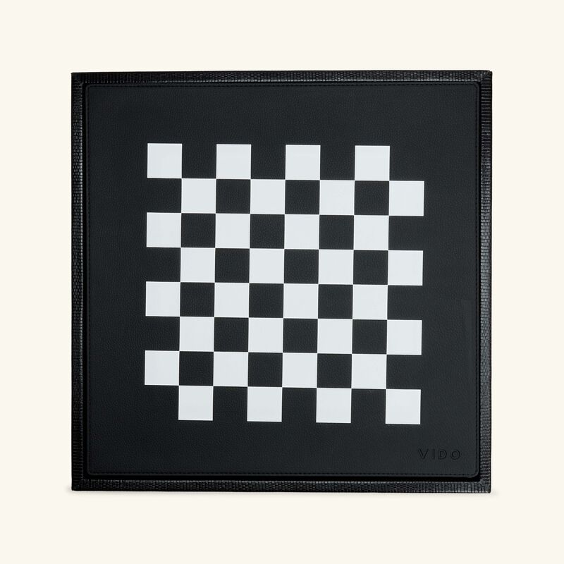 vido jet black lizard chess set