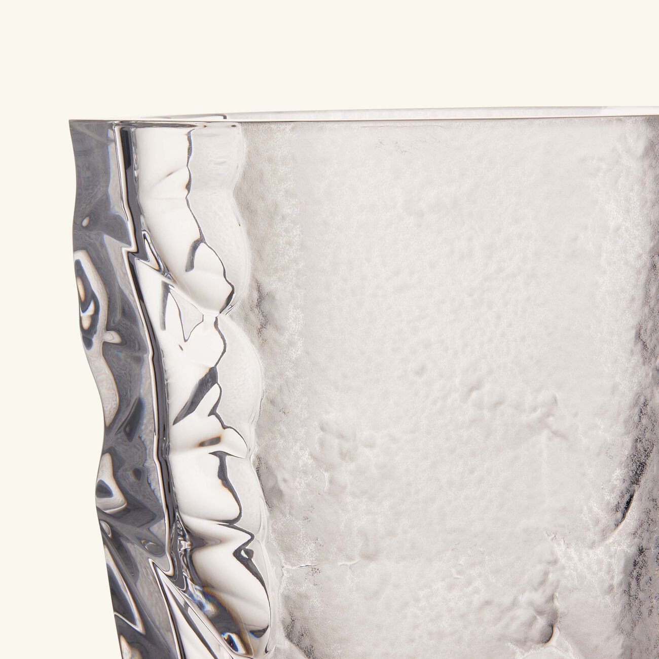 lalique terramineral silex vase large clear