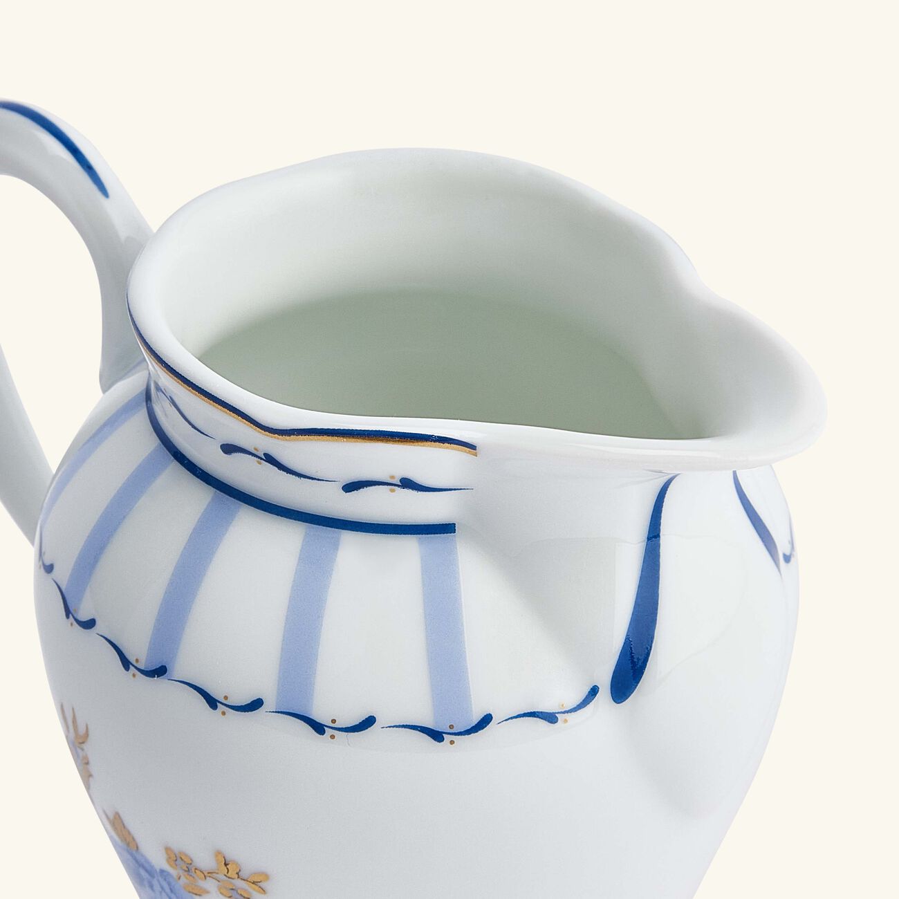 bernardaud brocante milk pitcher blue