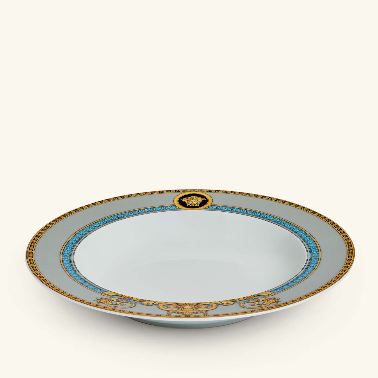 Prestige Gala Soup Plate Blue 22cm versace prestige gala soup plate blue 22cm