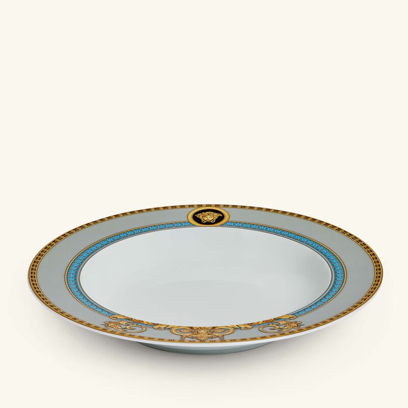 Prestige Gala Soup Plate Blue 22cm versace prestige gala soup plate blue 22cm