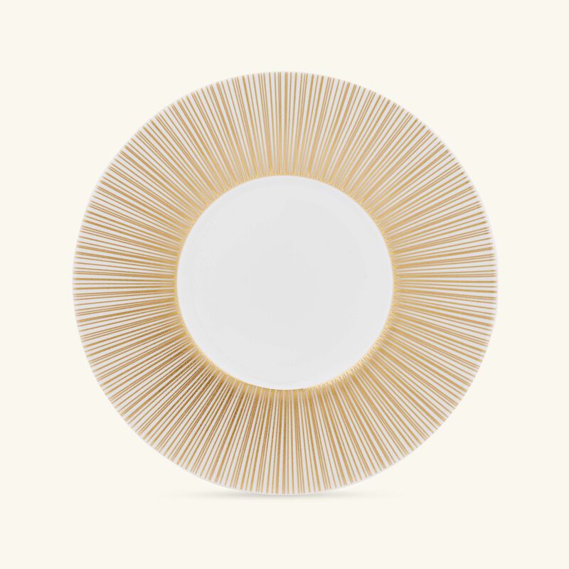 bernardaud sol tea cup   saucer gold