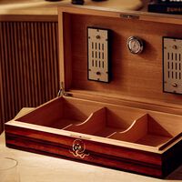 إيلي بلو صندوق حفظ السيجار دراجون باللون البني