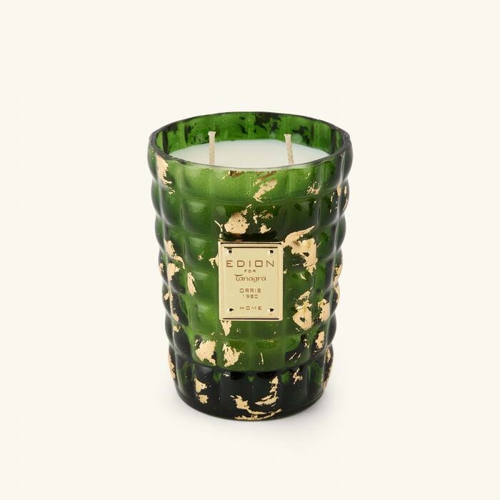 edion iris green candle   diffuser set