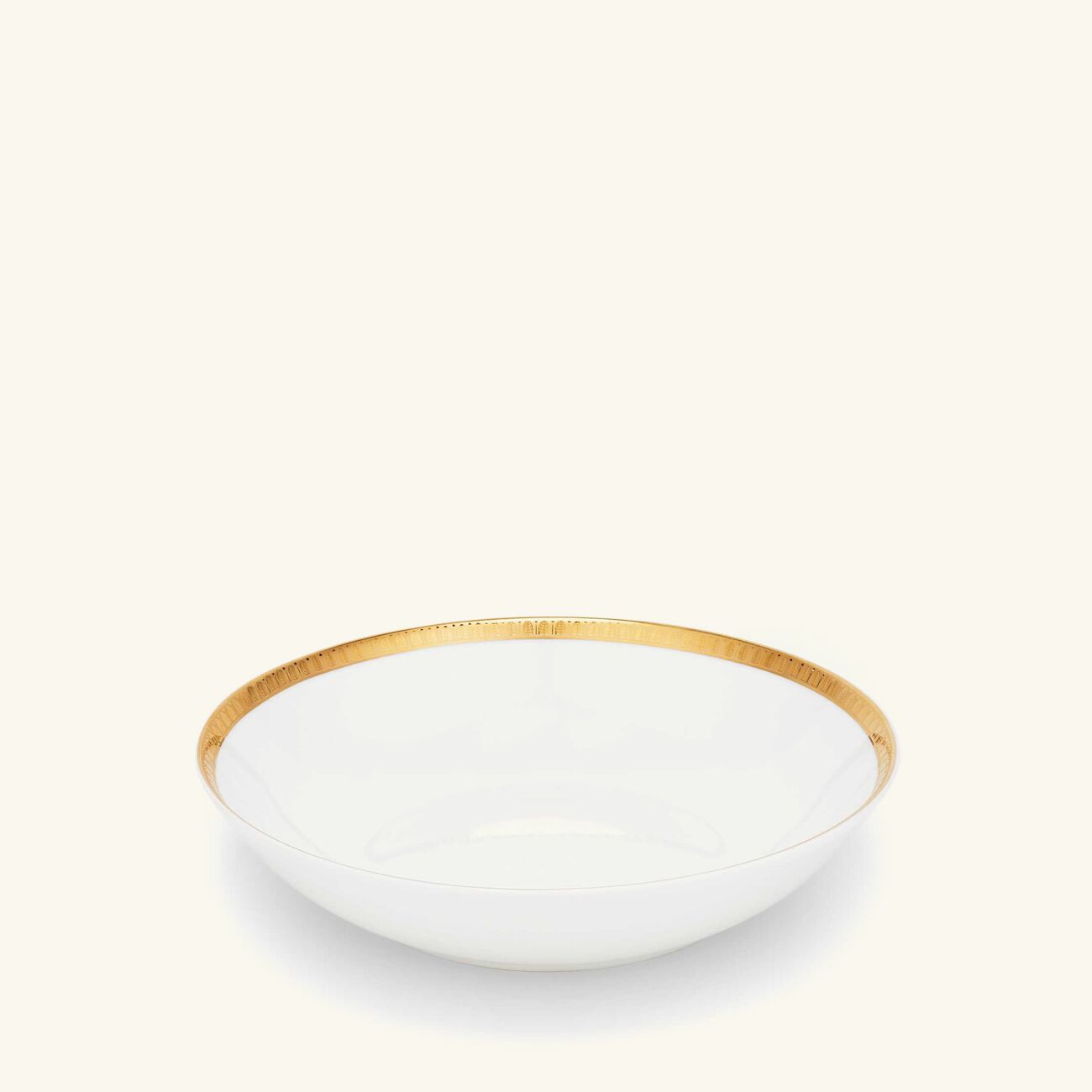 christofle malmaison soup bowl gold 19cm