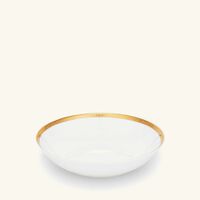 christofle malmaison soup bowl gold 19cm