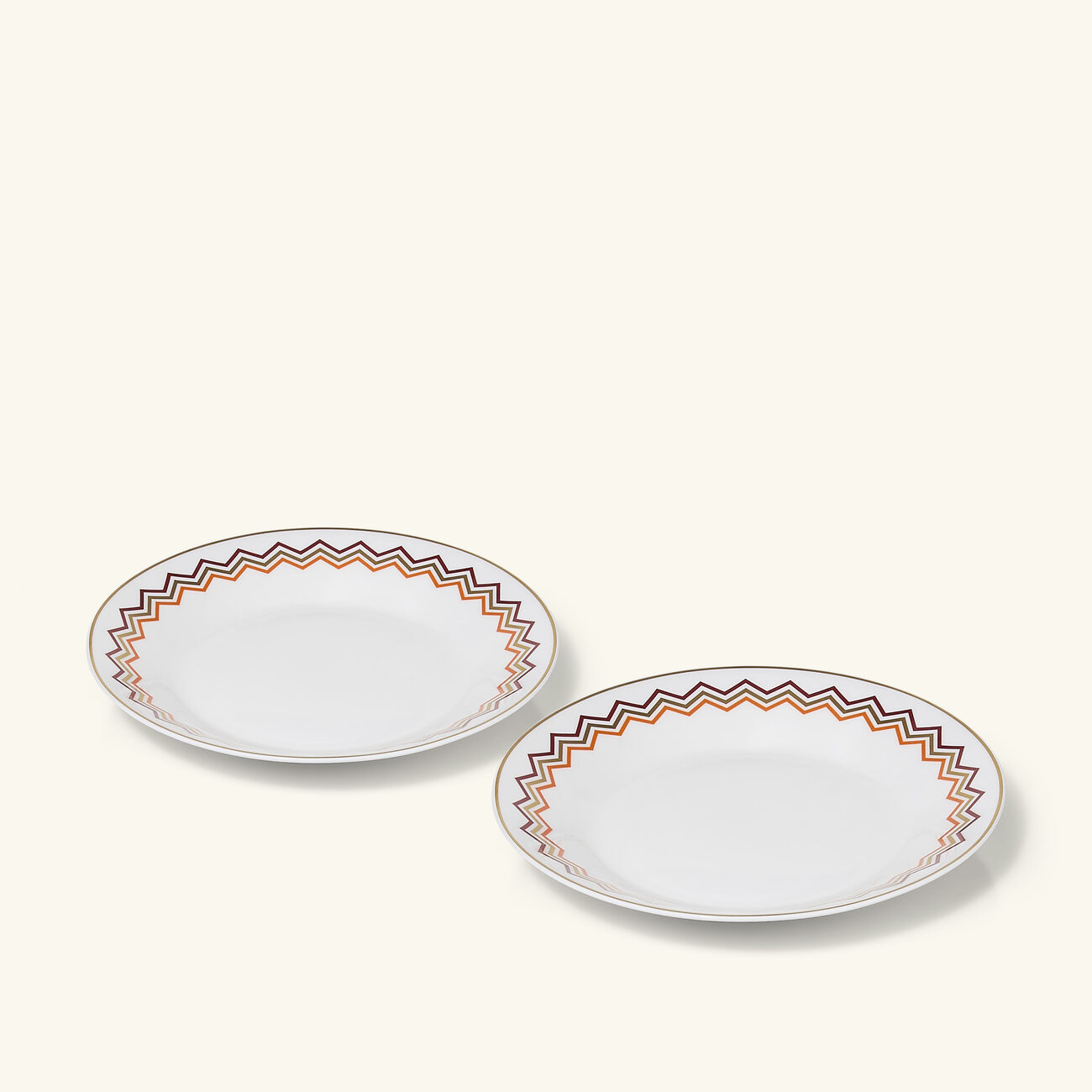 missoni home iconic soup plate 22cm set of 2