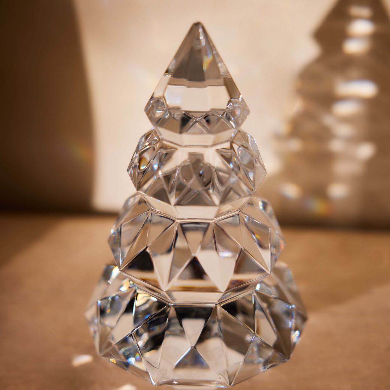 baccarat no l louxor tree ornament small clear