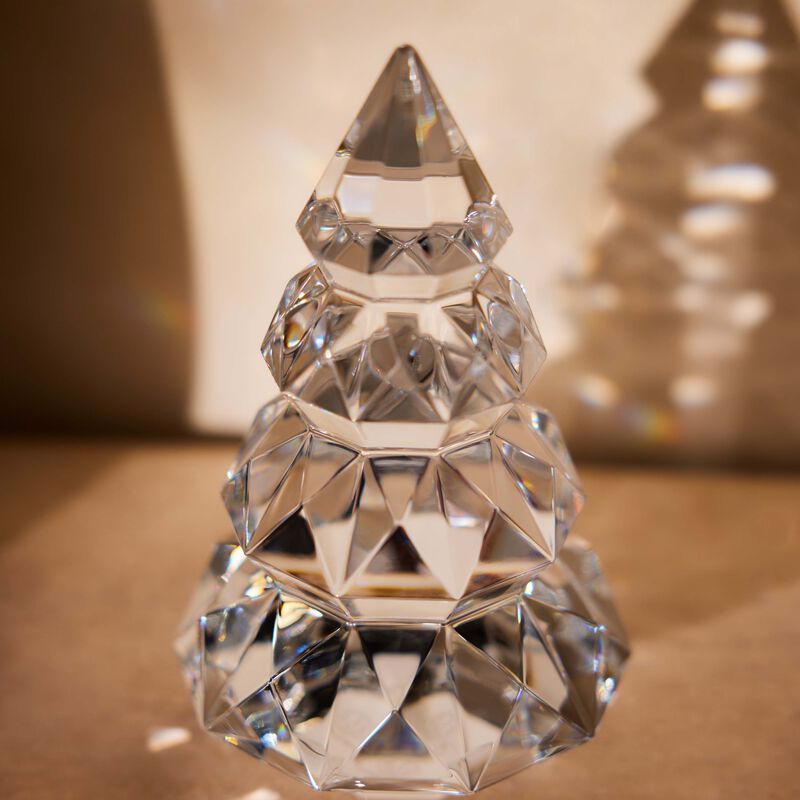 baccarat no l louxor tree ornament small clear
