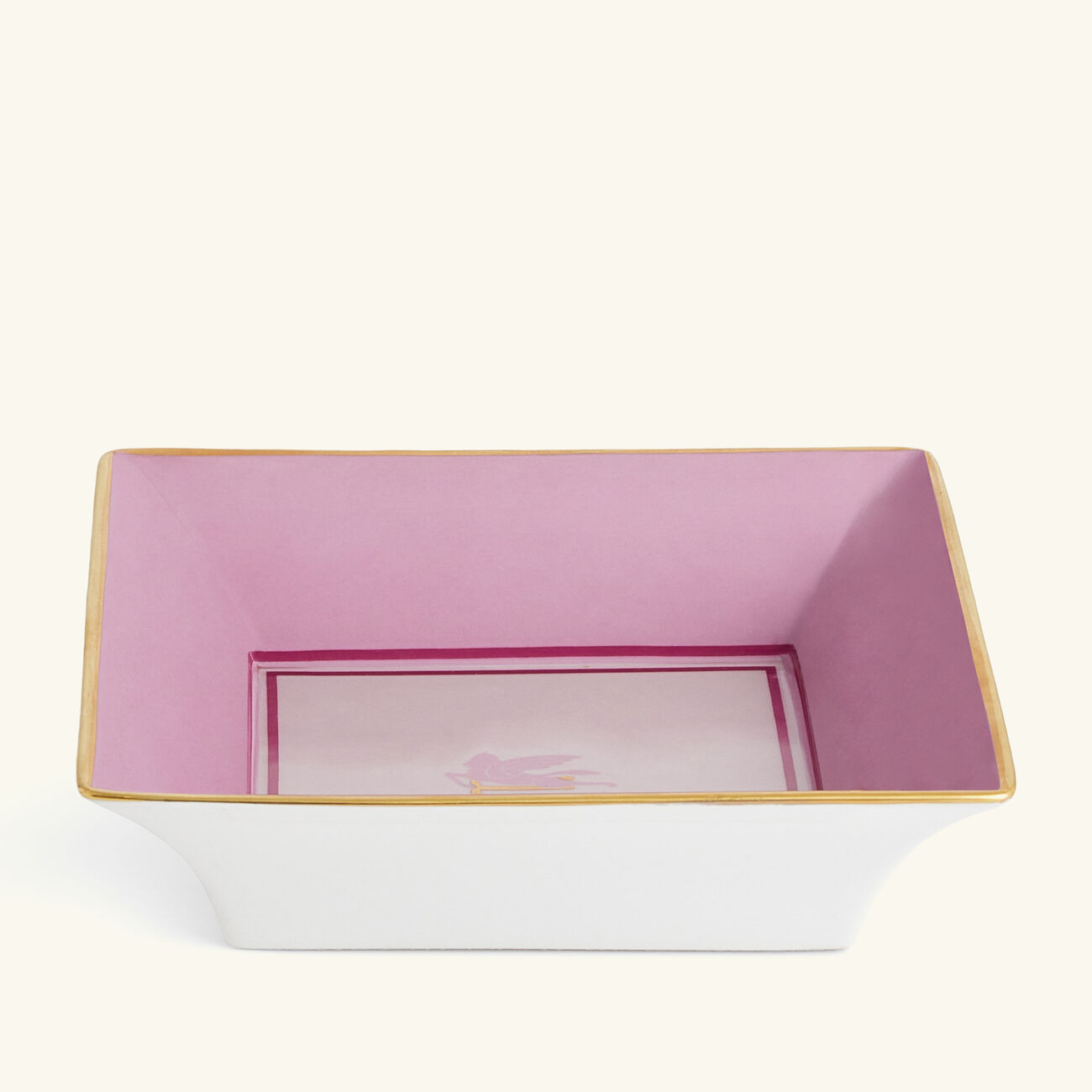 etro pegaso trinket tray square small pink