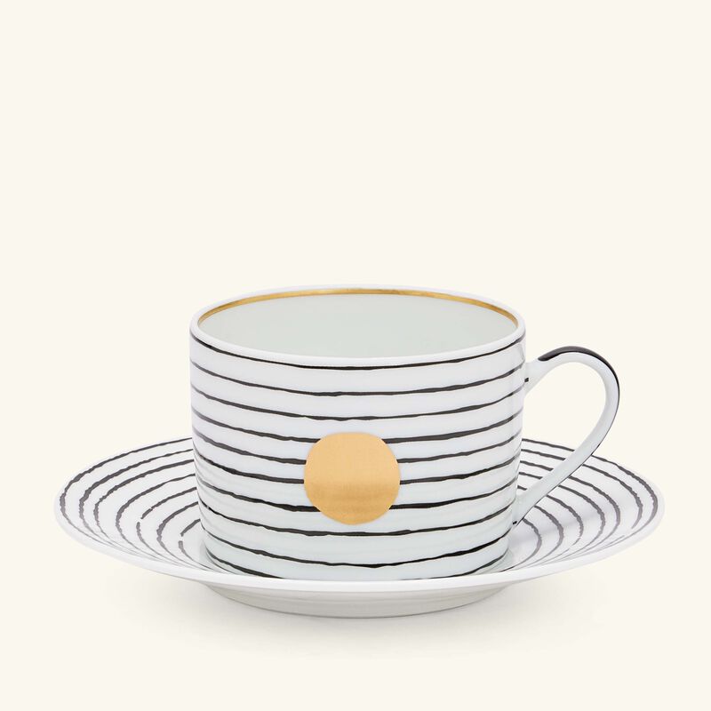 bernardaud aboro tea cup   saucer pattern