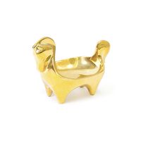Brass Horse Ring Bowl, small