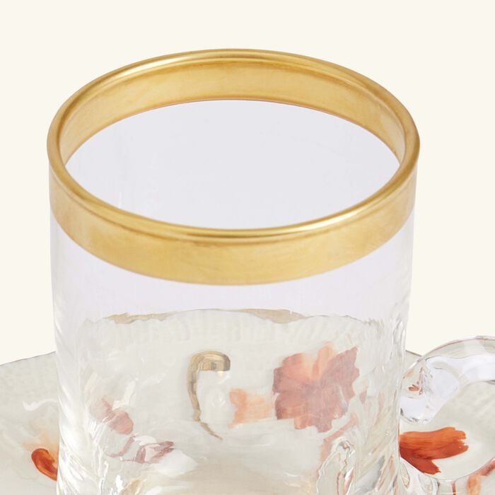 Taormina Arabic Tea Cup & Saucer Red villari taormina arabic tea cup saucer red