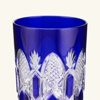 baccarat tsar highball drinking glass blue