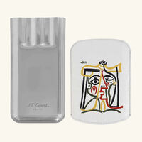 Picasso Triple Cigar Case White st dupont picasso triple cigar case white