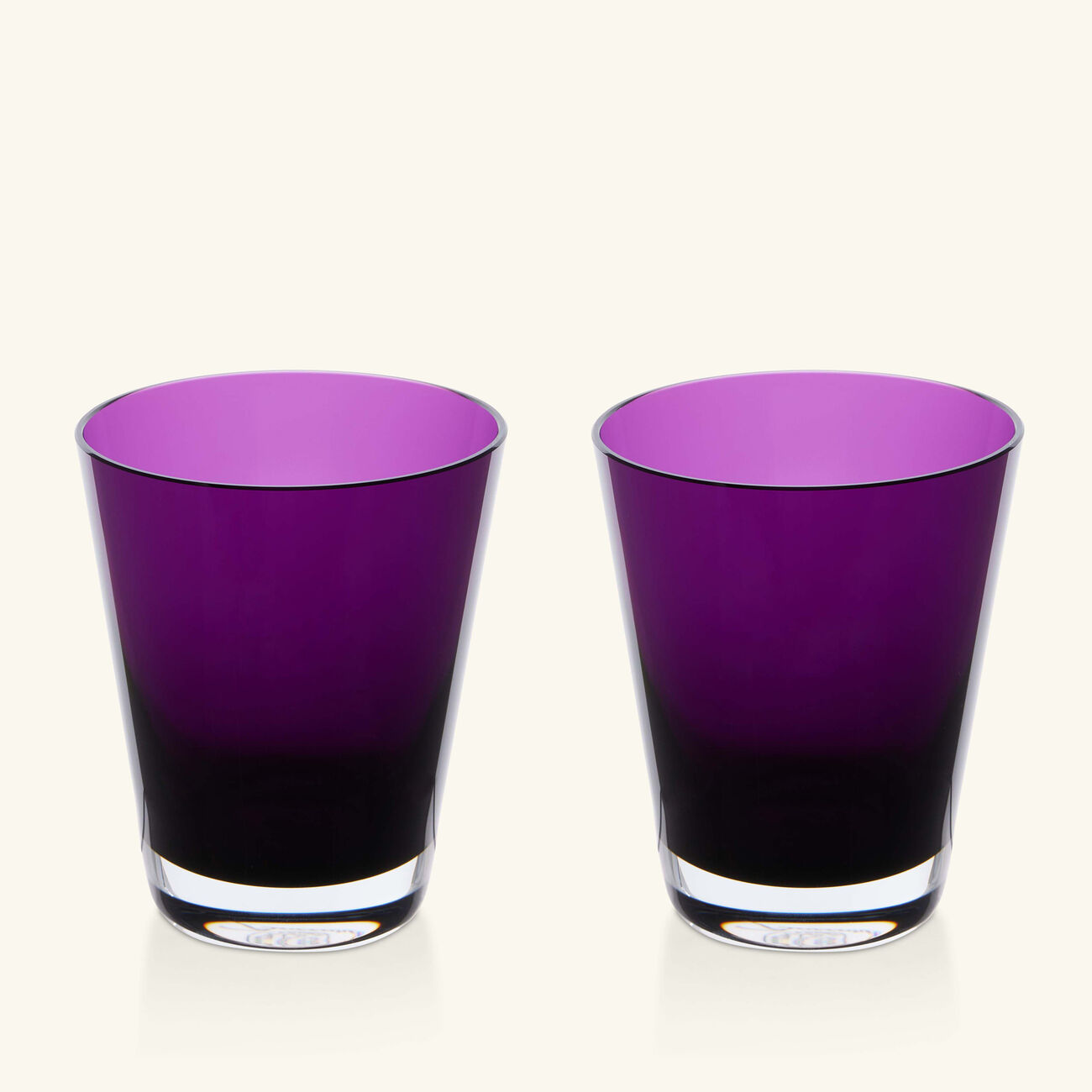 Mosaique Tumblers Set of 2 Purple baccarat mosaique tumblers set of 2 purple