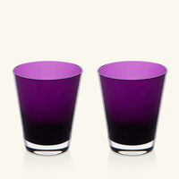 Mosaique Tumblers Set of 2 Purple baccarat mosaique tumblers set of 2 purple