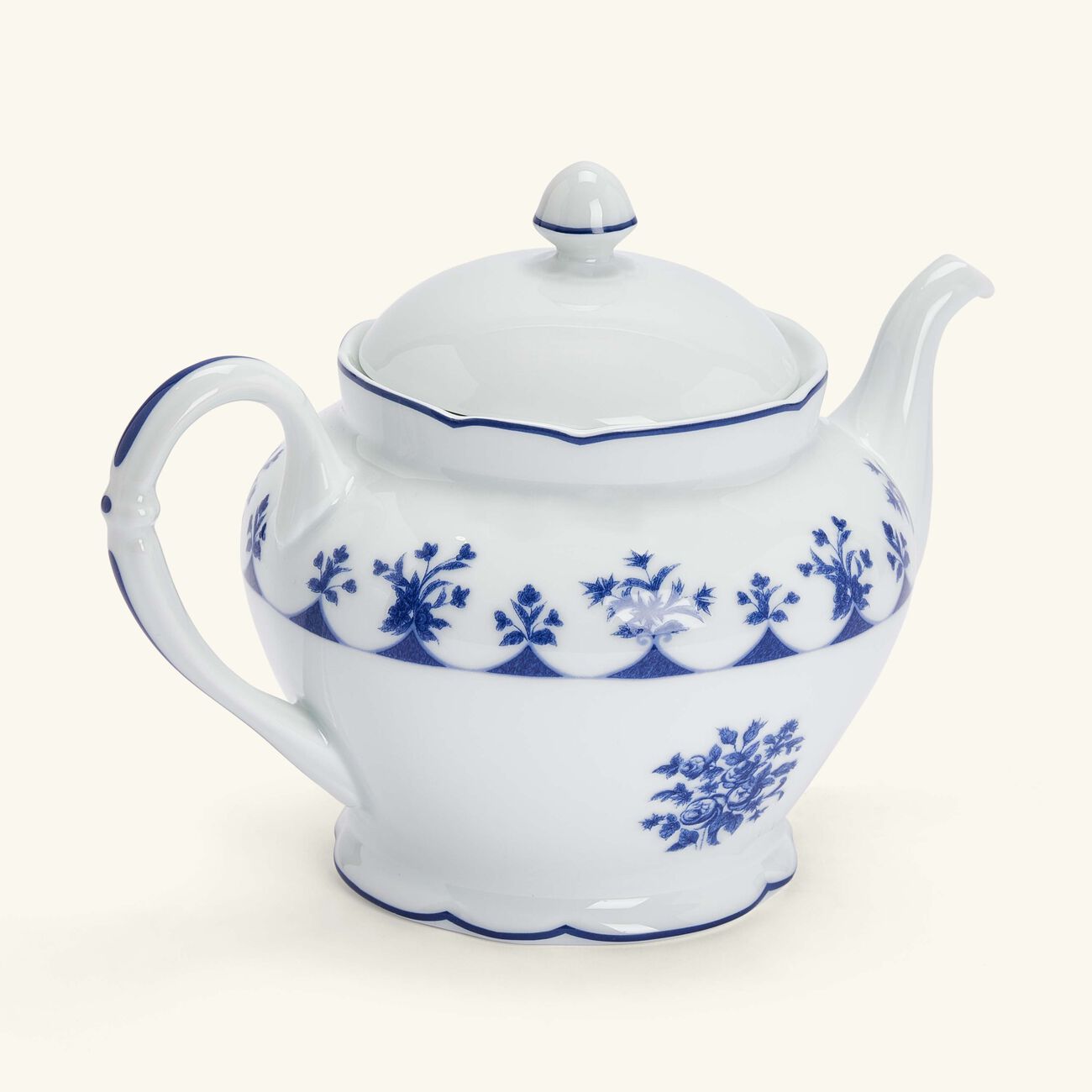 bernardaud chateaubriand couleur tea pot blue