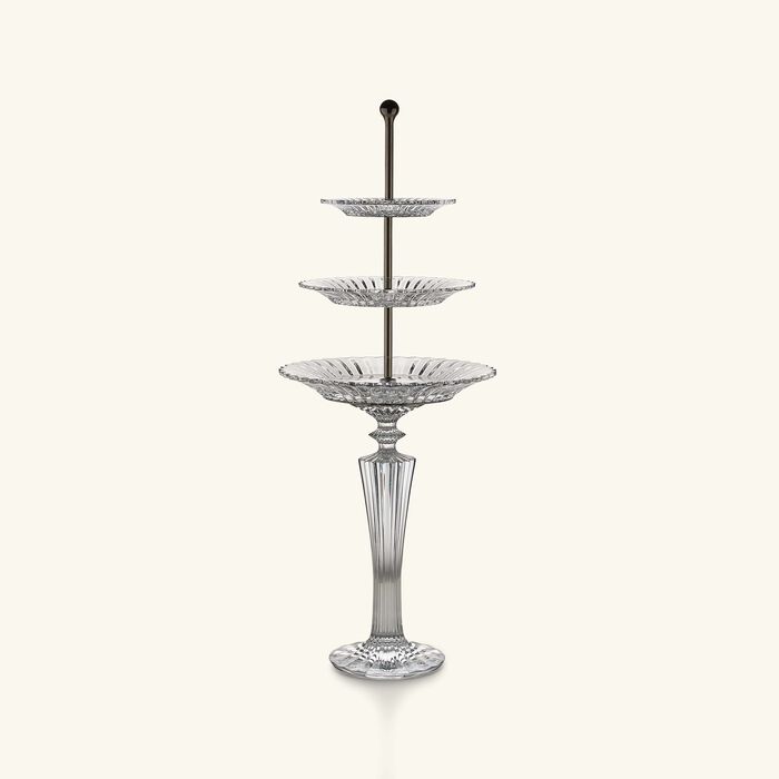 Mille Nuits Cake Stand Clear baccarat mille nuits cake stand clear