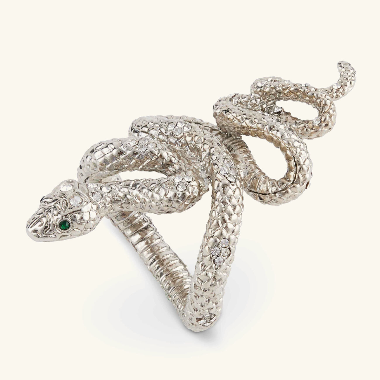 Snake Napkin Ring Silver Set Of 4 l objet snake napkin ring silver set of 4