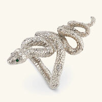 Snake Napkin Ring Silver Set Of 4 l objet snake napkin ring silver set of 4