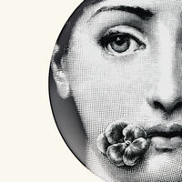 fornasetti tema e variazioni no 137 wall plate grey