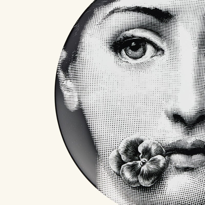 fornasetti tema e variazioni no 137 wall plate grey