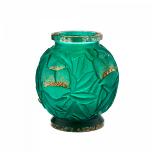 Empreinte Gilded Green Large Vase, medium