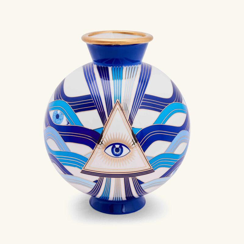 Druggist Eye Vase Blue jonathan adler druggist eye vase blue