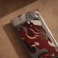 st dupont slim 7 lighter camo red