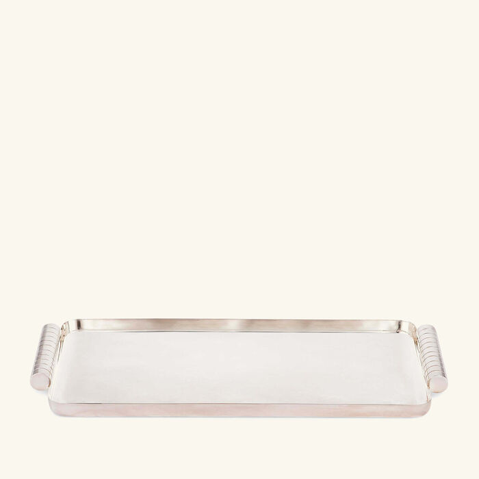 ralph lauren home montgomery oblong serving tray rectangular large silver plated