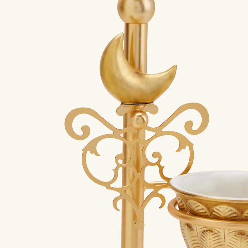 Peacock Extravaganza Cookie Stand & Coffee Cup Holder Gold villari peacock extravaganza cookie stand coffee cup holder gold