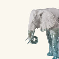 Elephant Underwater Sculpture Medium White lladro elephant underwater sculpture medium white