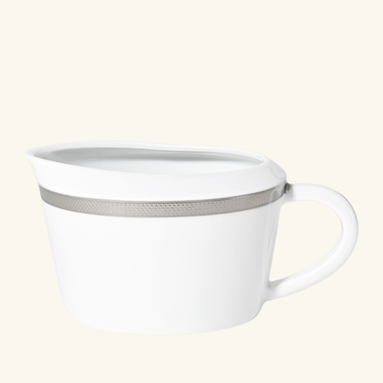Maille Platine Gravy Boat White bernardaud maille platine gravy boat white