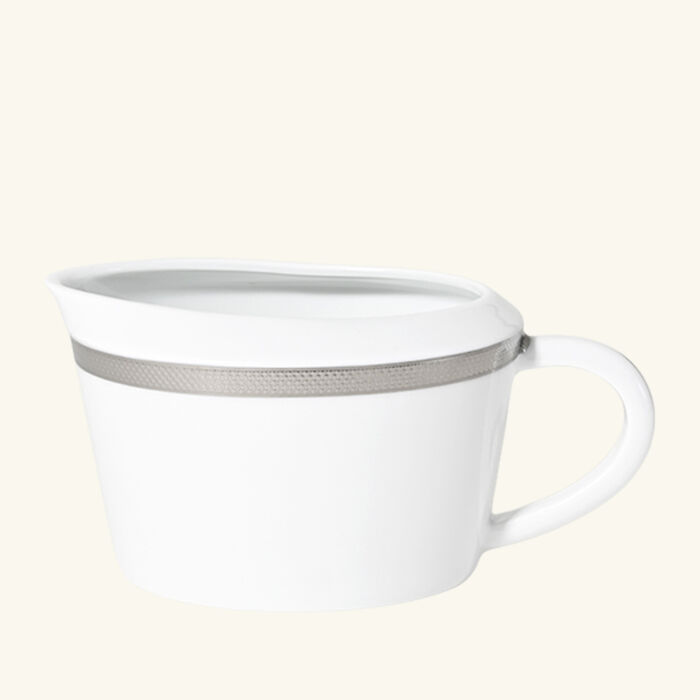 Maille Platine Gravy Boat White bernardaud maille platine gravy boat white