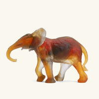 Elephant Savana Figurine Medium Brown daum elephant savana figurine medium brown