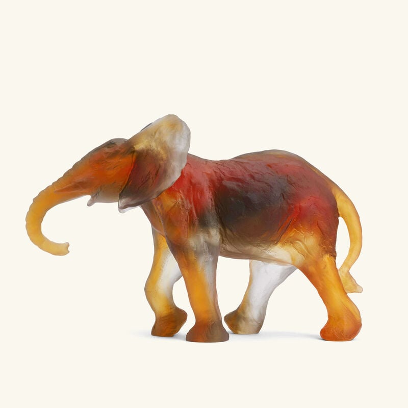 Elephant Savana Figurine Medium Brown daum elephant savana figurine medium brown