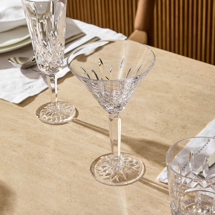 waterford lismore martini glass clear set of 2