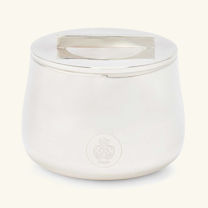 Silver Time Sugar Bowl Silver Plated christofle silver time sugar bowl silver plated