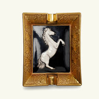 Tornado Ashtray Rectangular Black villari tornado ashtray rectangular black