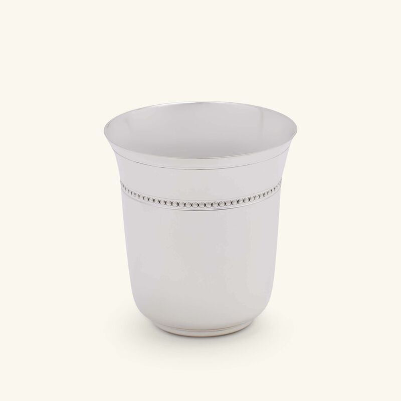 christofle perles baby cup sterling silver